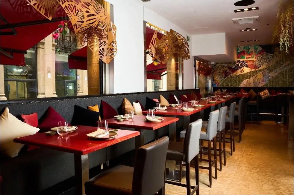 Tables set inside IKIBORN